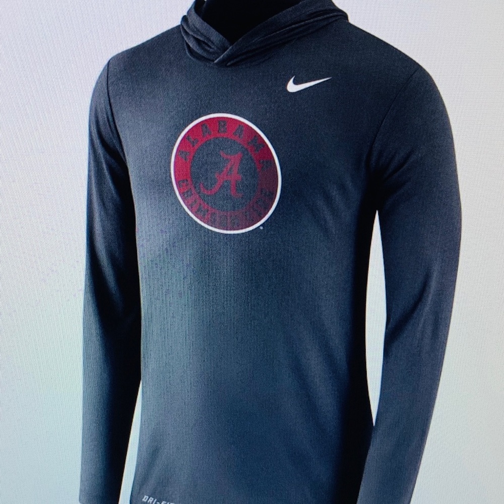 LIMITED TIME SALE  - Alabama Nike hoody long sleeve tee shirt/ men’s NEW W/TAGS